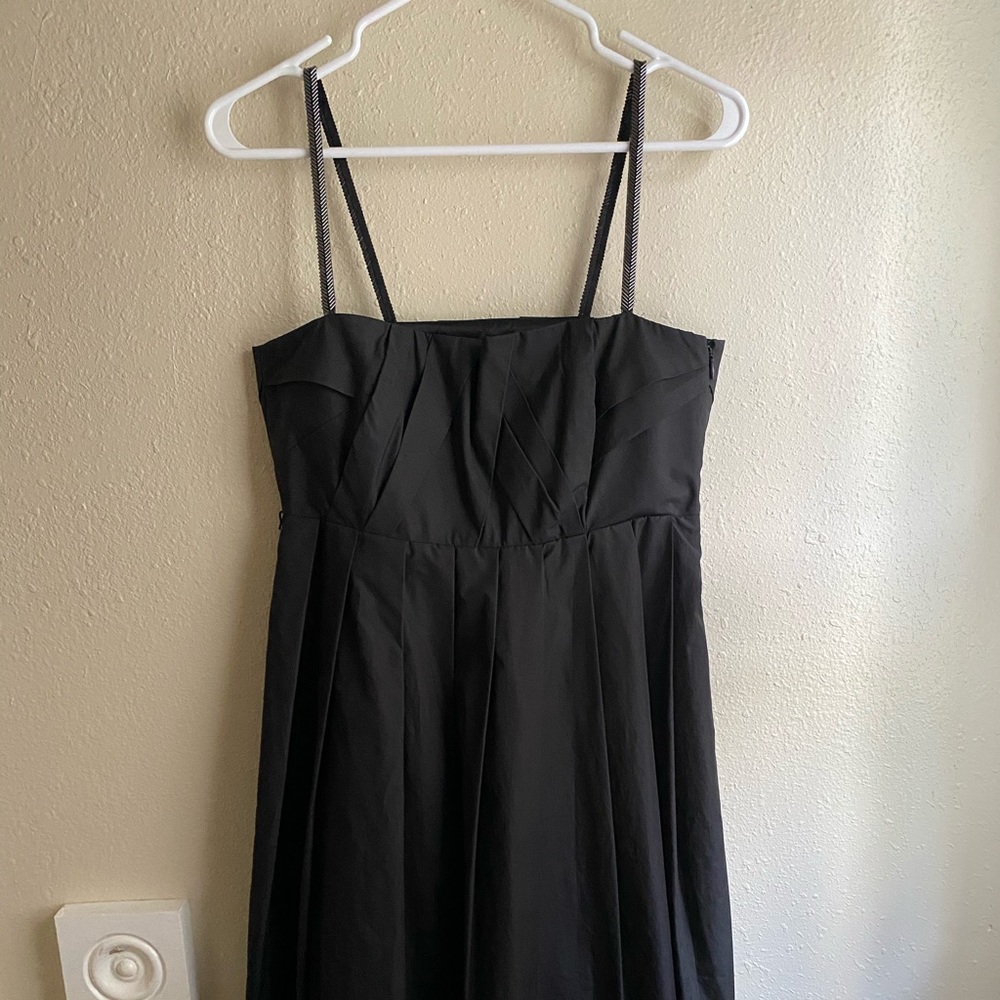 Black Zara cocktail dress M beaded straps